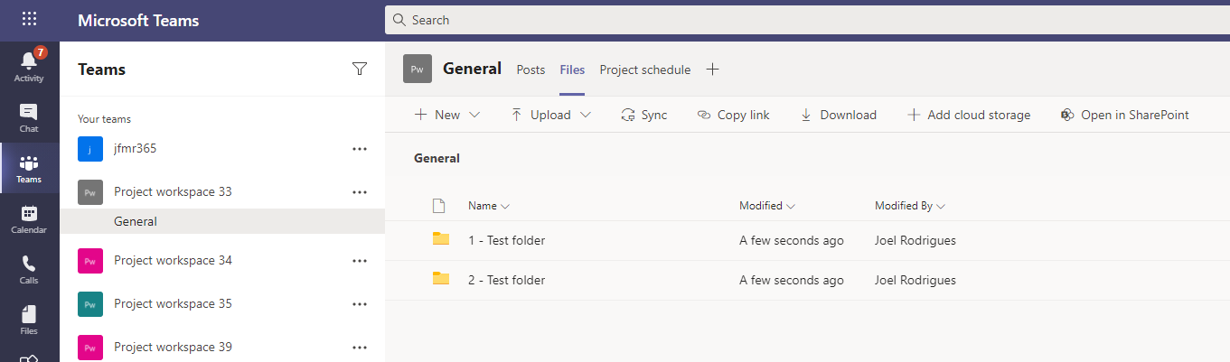 Provision folder structure for files tab in teams m365 dev blog